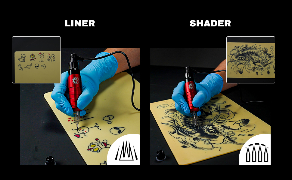 Wormhole Tattoo Kit, Rotary Tattoo Pen for Beginner,Tattoo