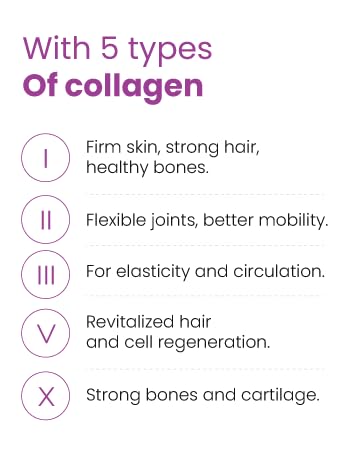 With 5 types of collagen