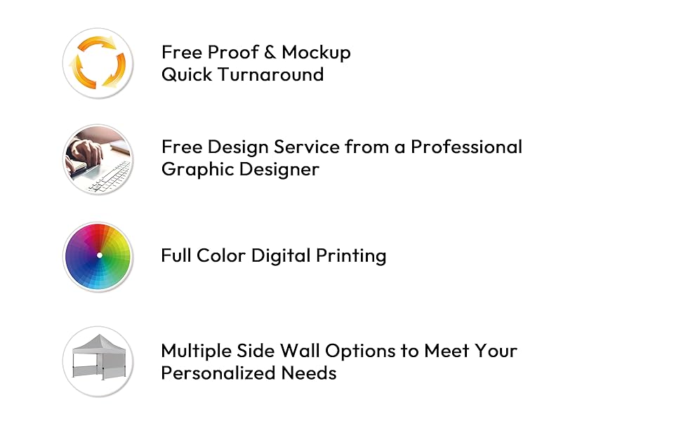 Custom Canopy Tent Detail