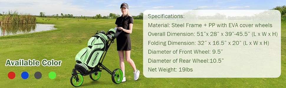 folding golf cart