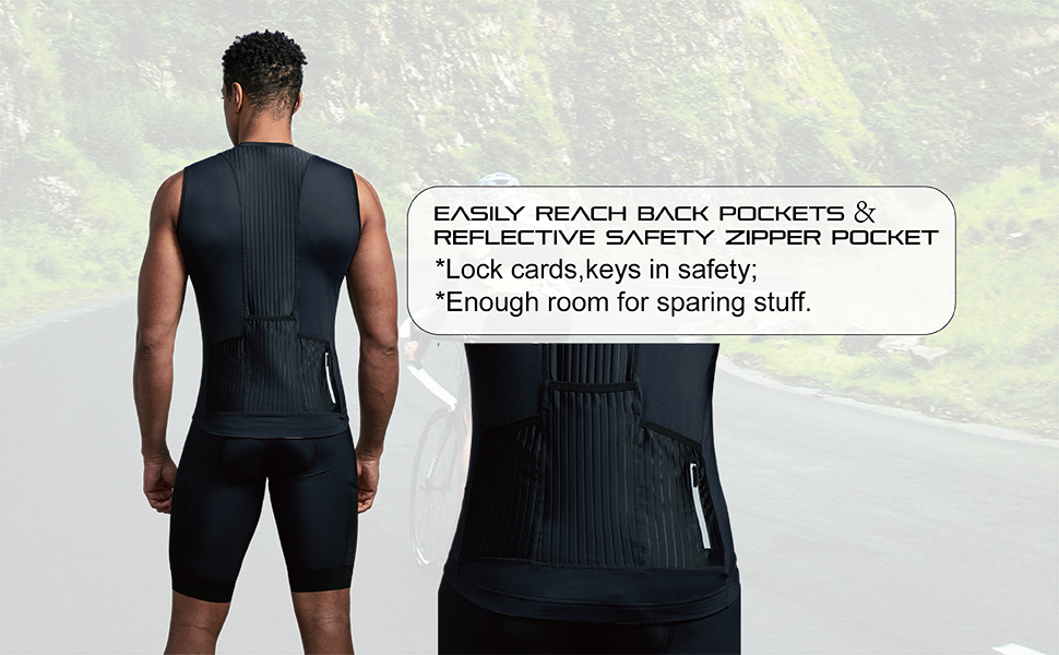 Men’s sleeveless Cycling Jersey