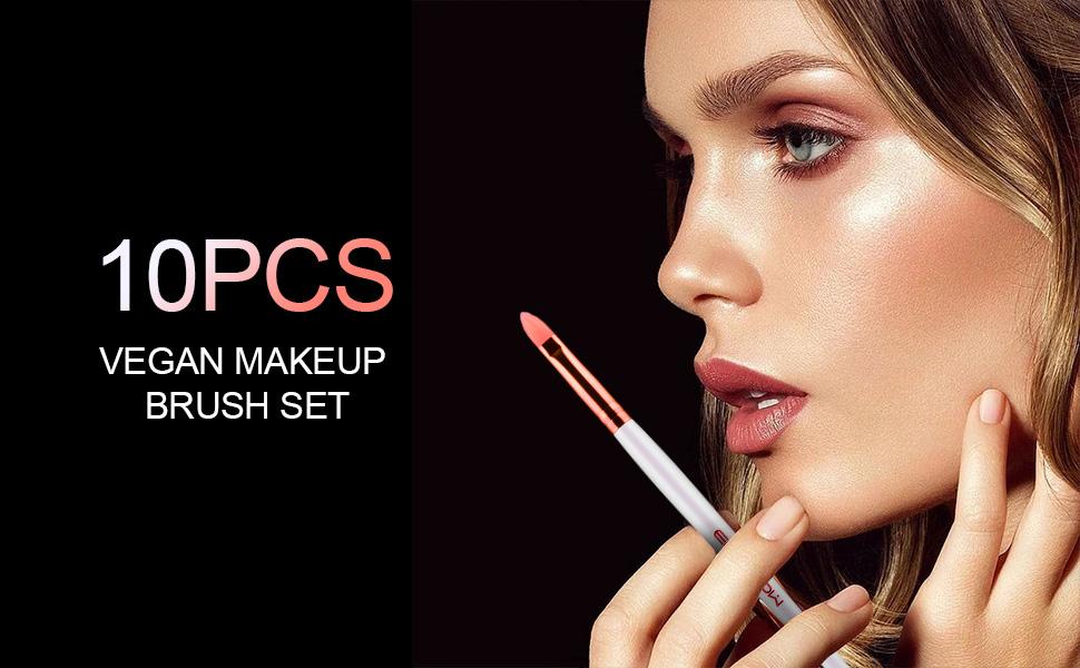 Professional Makeup Brushes Wooden Handle Cosmetics Brushes Foundation Concealer Powder Face 