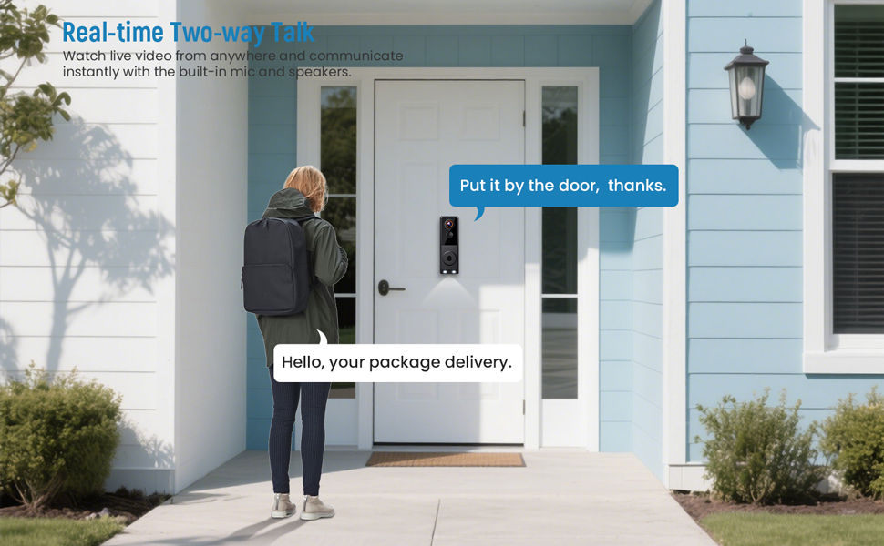 wifi doorbell 2-way audio