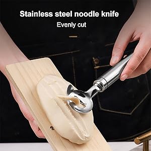 Sliced Noodles Knife Cutter for Hand Shaven Noodles