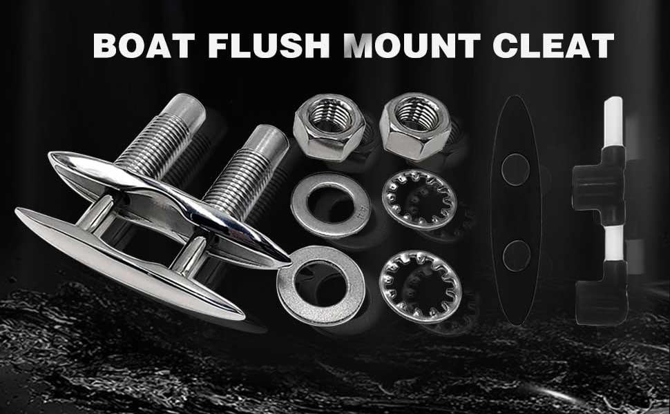 Laorde Retractable Boat Cleat 316 Stainless Steel Pop Up