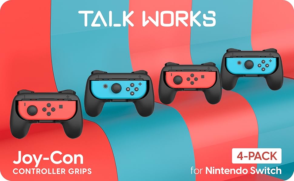 TALK WORKS Nintendo Switch + Switch OLED JoyCon Controller