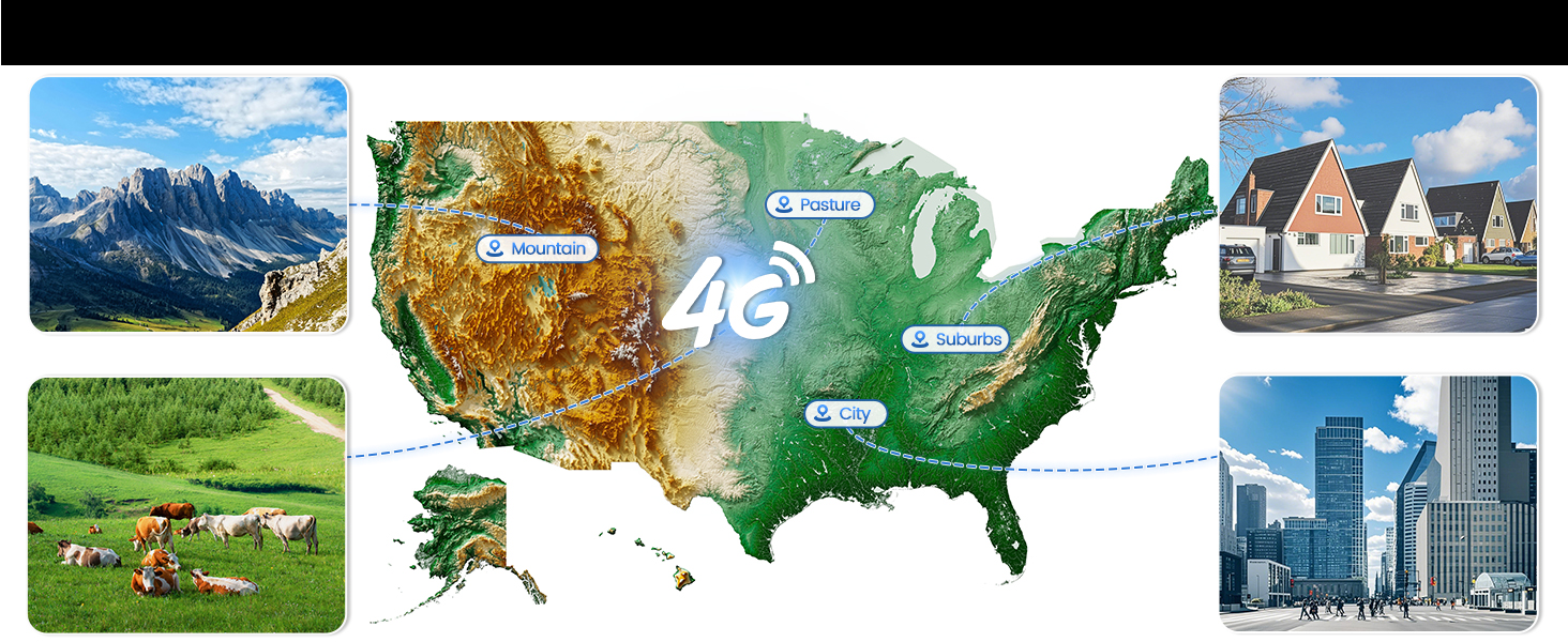 4G LTE Cellular Security Camera
