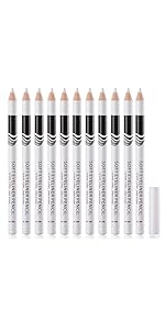 White Makeup Pencils