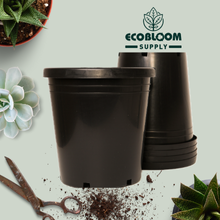 100% Recycled plastic nursery pots