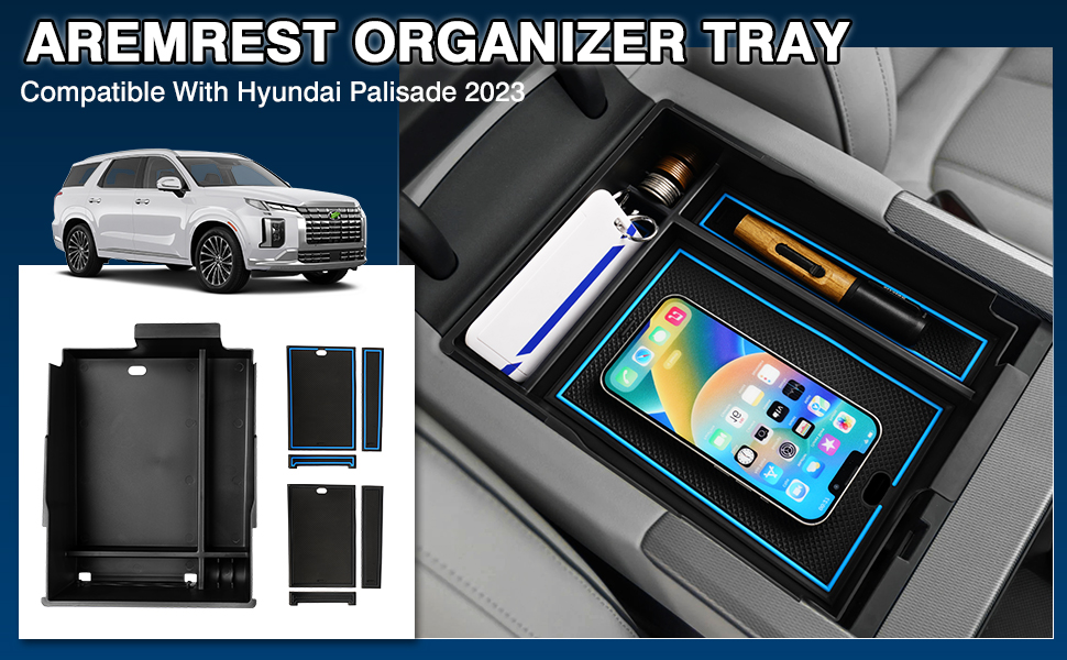 Karltys Center Console Organizer for Hyundai Palisade 2023