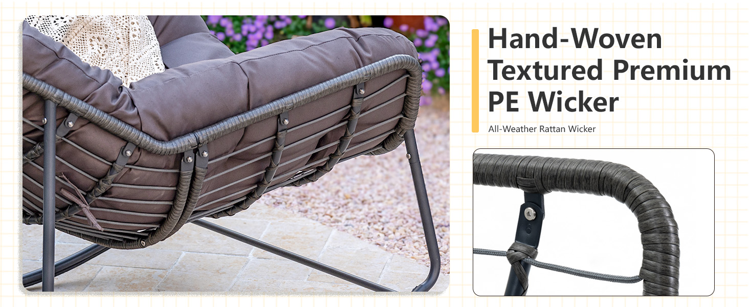 outdoor papasan chair outdoor reading chair patio rocking chair egg chair indoor