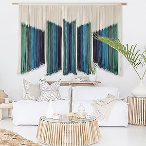 large macrame wall hanging