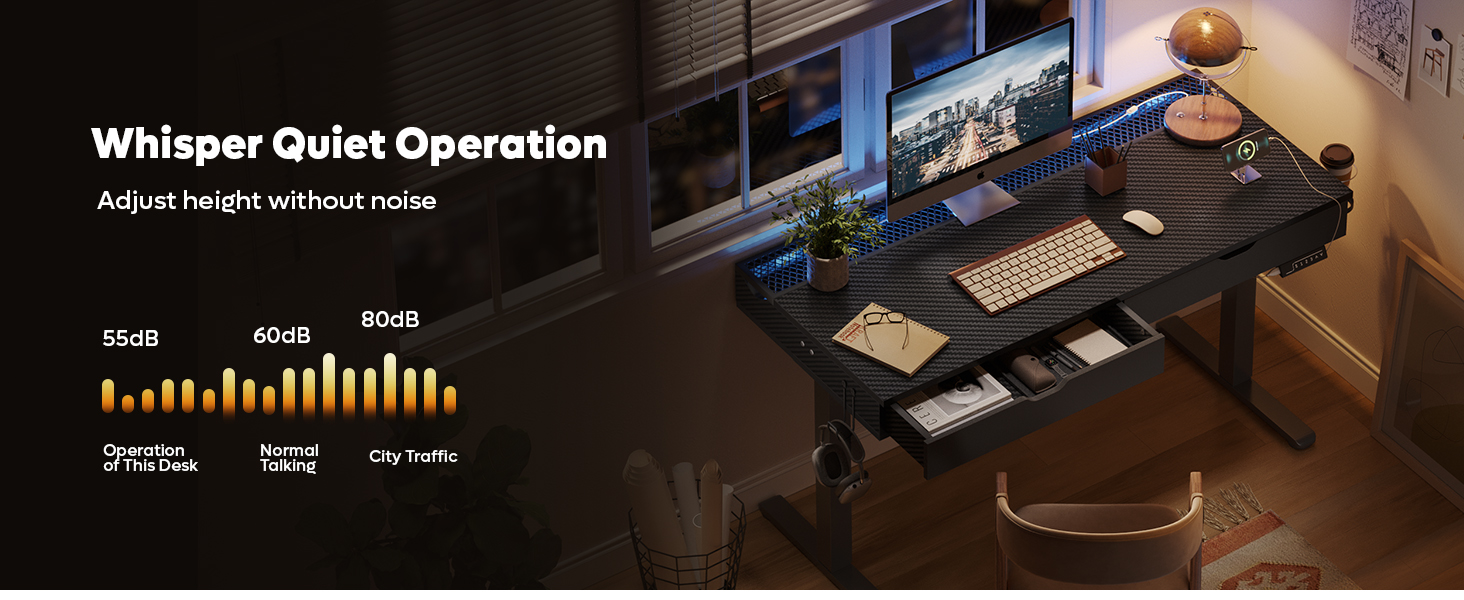 Rising Desk with Memory Preset