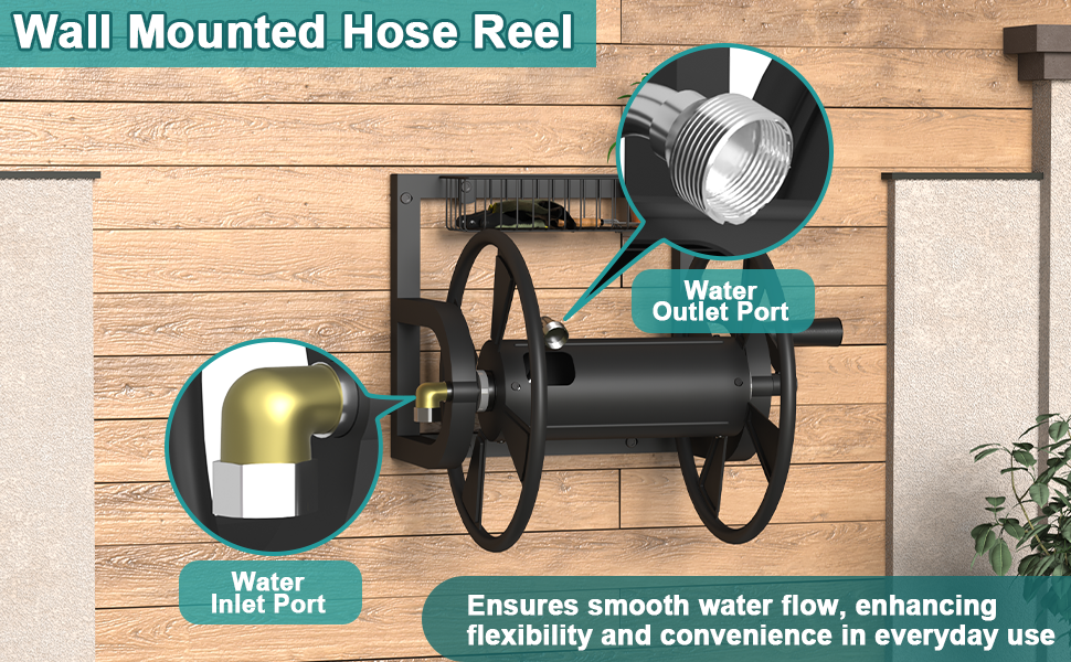 garden hose winder reel