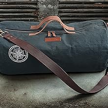 Canvas Duffle Bag for Travel, Sports and Gym, Duffel Bag for Men and Women