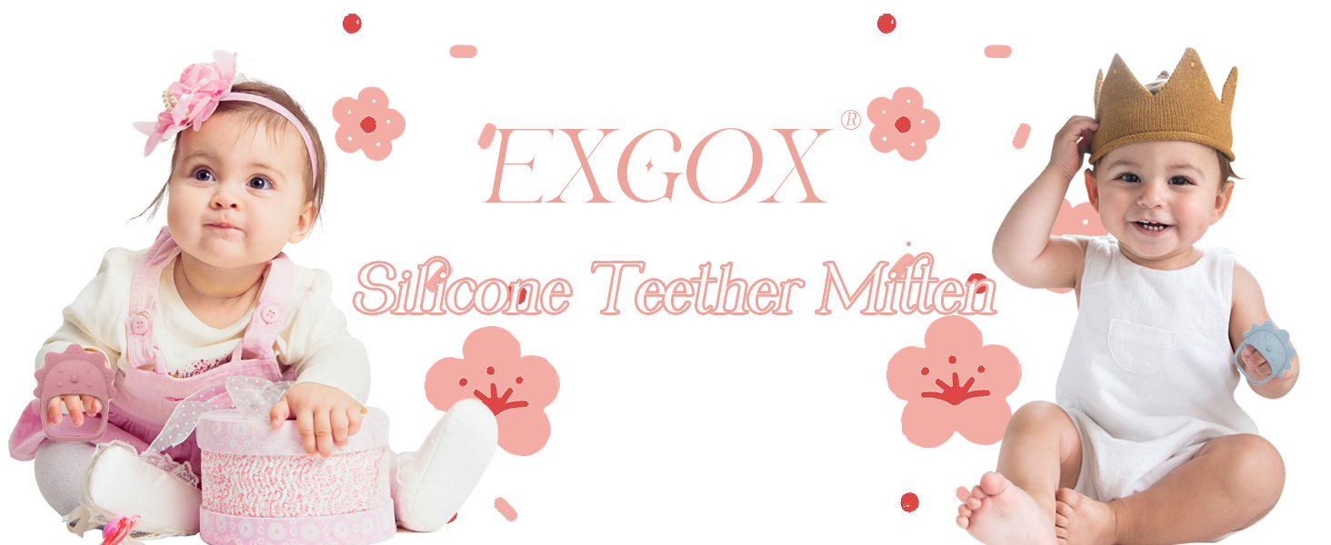 Silicone Teether Mitten