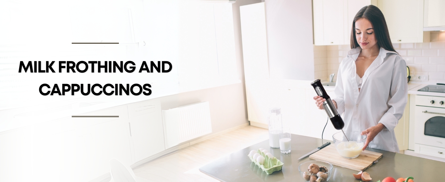 Hand blender, immersion blender, portable blender, blender, juicer, chopper, whisker