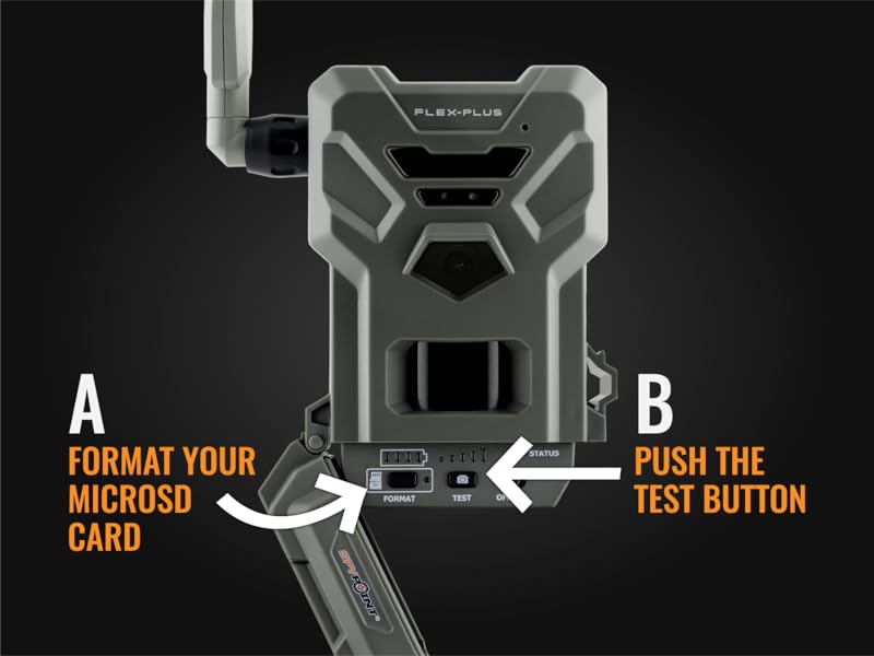 format your microSD card push the test button