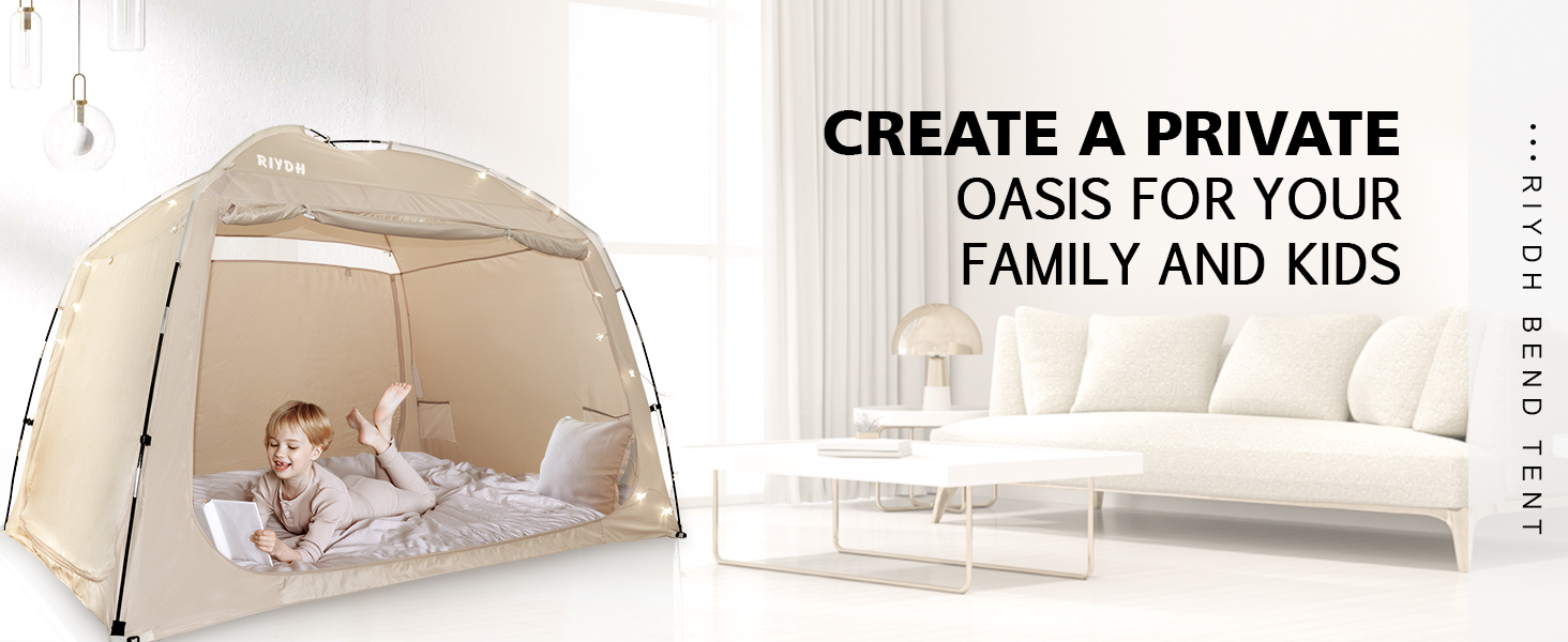 Bed Tent Bed Canopy Twin Size for Adult Sleeping Tents Dream Tents Blackout Privacy Tents Full Queen