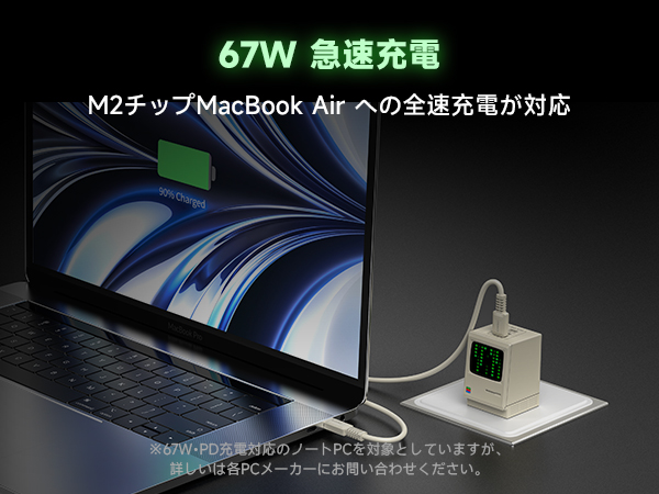 Amazon | SHARGE Retro67 急速充電器【ヴィンテージ画面表示
