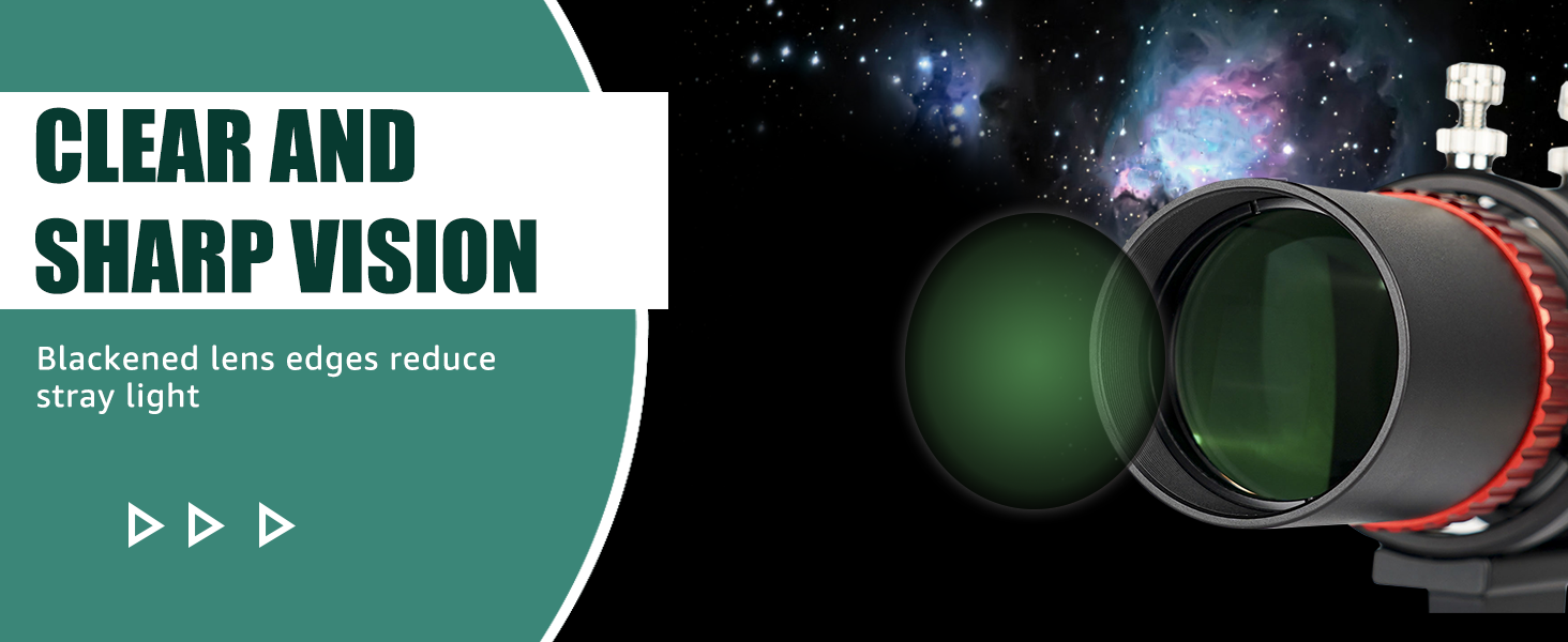 SVBONY SV165 40mm Mini Guide Scope, F4 Finder Scope with Scale