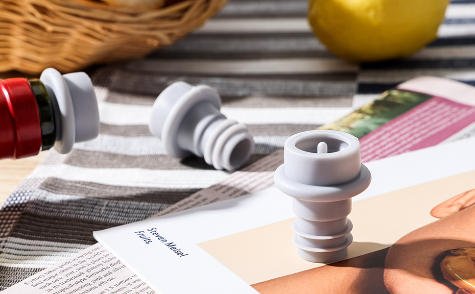 WOTOR Wine Saver with Vacuum Stoppers, Wine Stopper, Wine