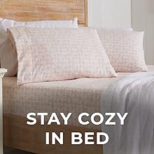 stay cozy in bed