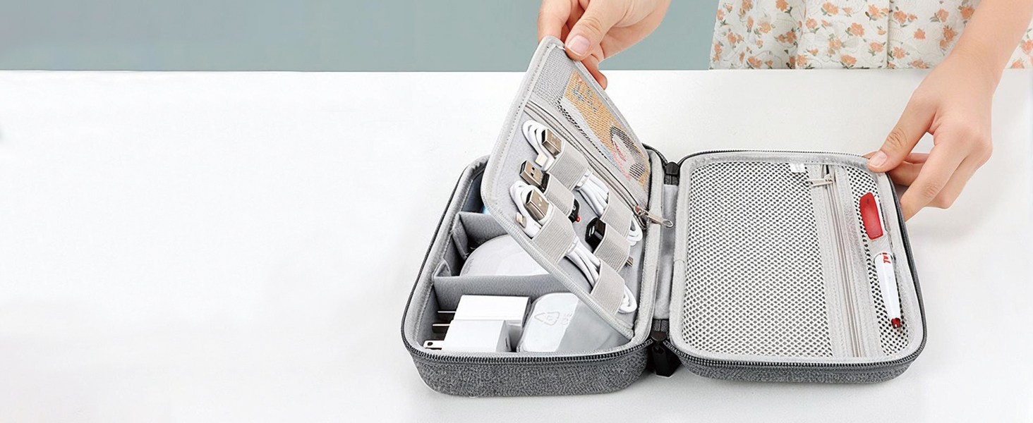 electronic travel organizer hard drive case
