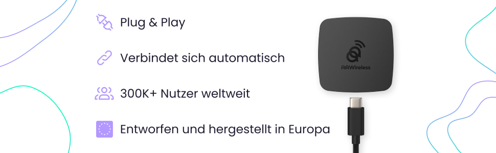 AAWireless Android Auto adapter wireless 