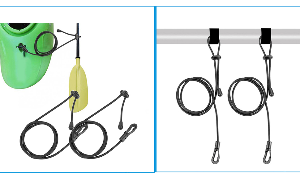 Kayak Paddle Leash Stretchable Strap Lanyard Rope for SUP Kayaking Boating Canoeing Fishing