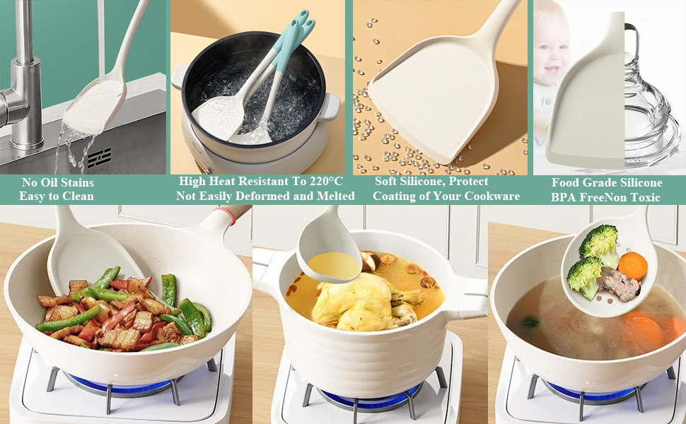 Silicone Cooking Utensils Set