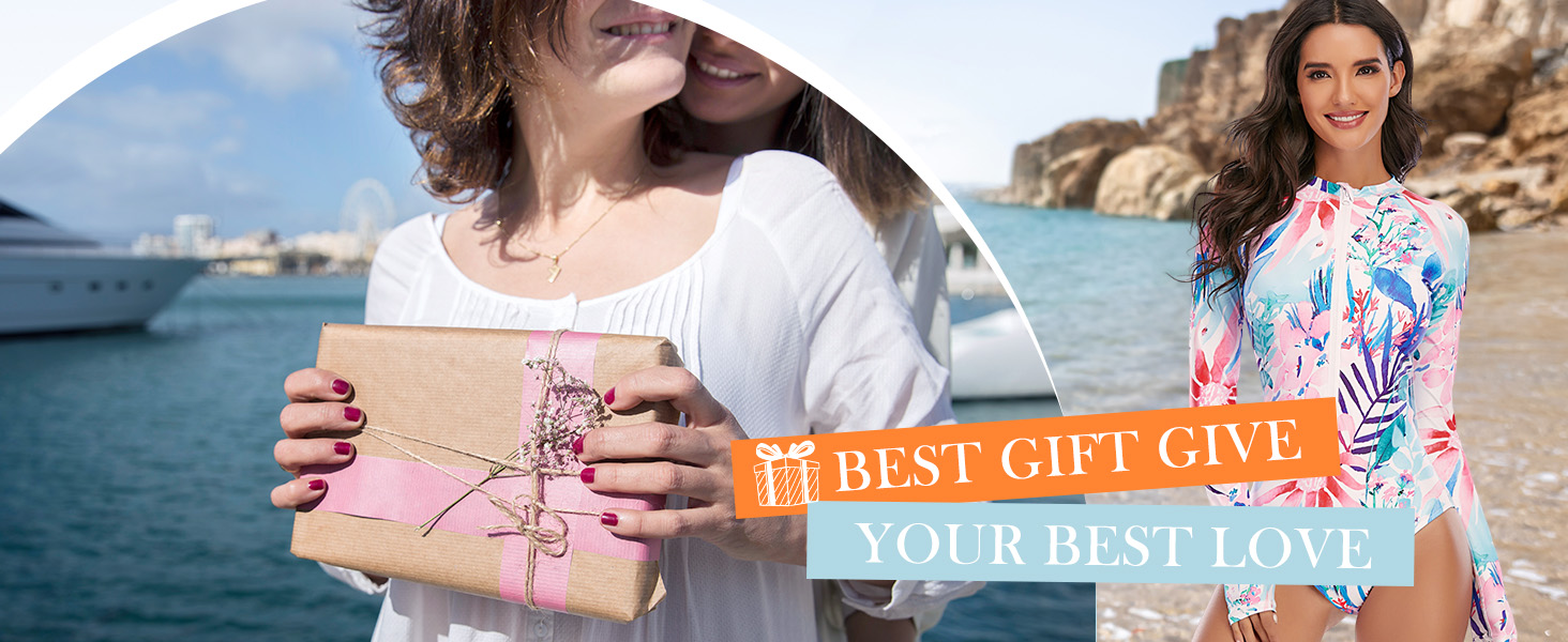 womens one swimsuits for women long sleeve swimsuit rash guard long sleeve one for womens