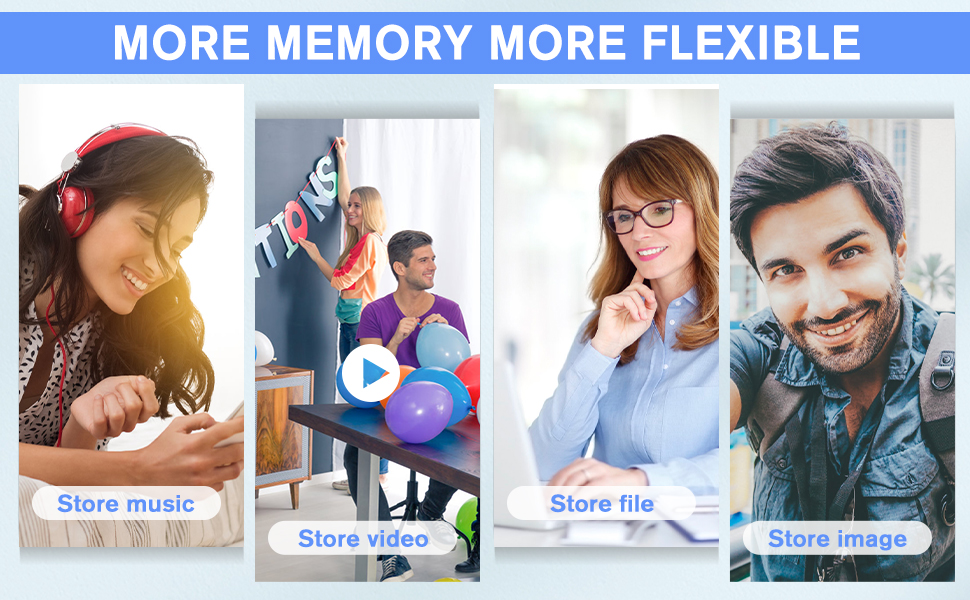 Thumb Drive 512GB for Phone, USB Memory Stick External Storage Flash Drive Photo Stick