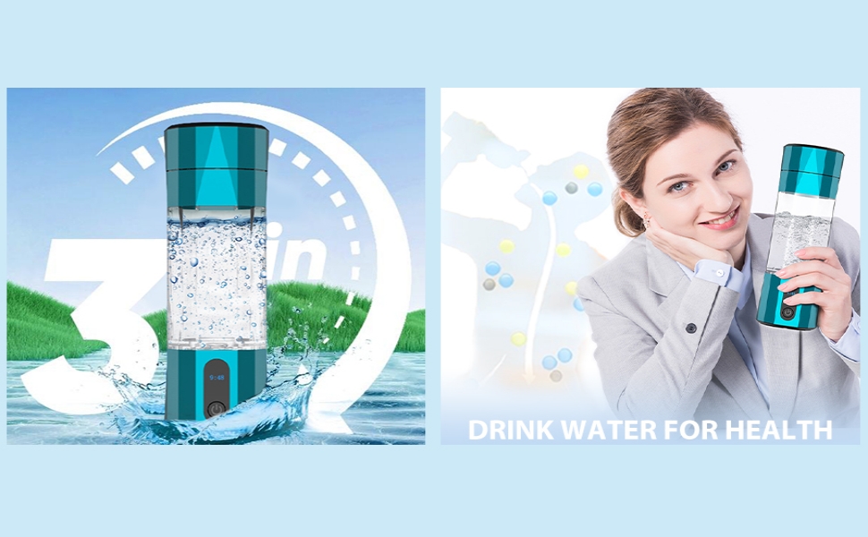 Amazon.com: 208ml Hydrogen Water Bottle PEM Electrolysis Hydrogen - Hydrogen Water Bottles For Sale Near Me