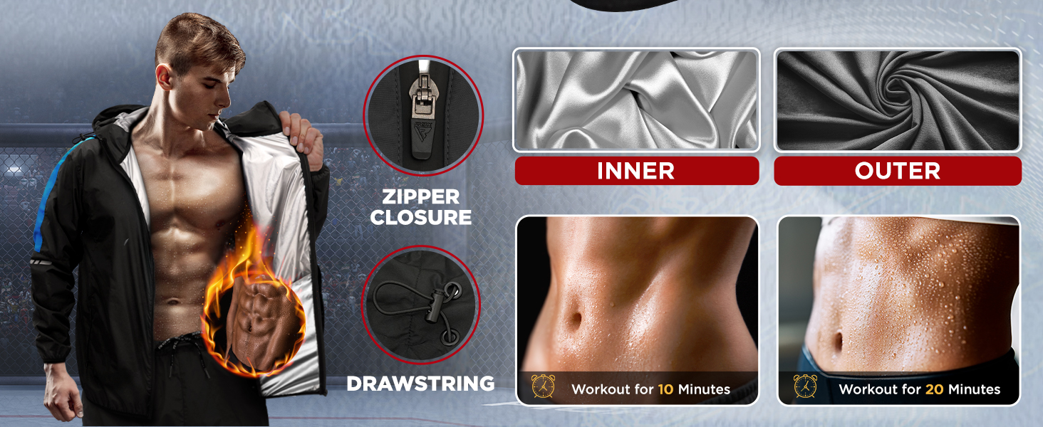 RDX Sauna Suit Weight Loss