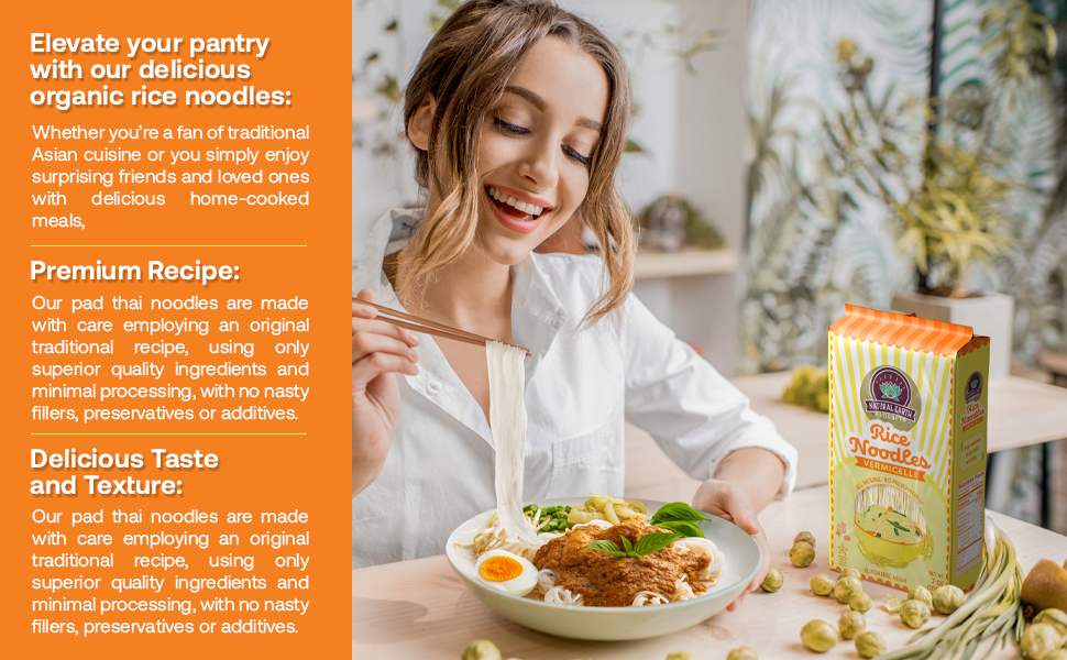 Organic Kosher Thai Rice Noodles 