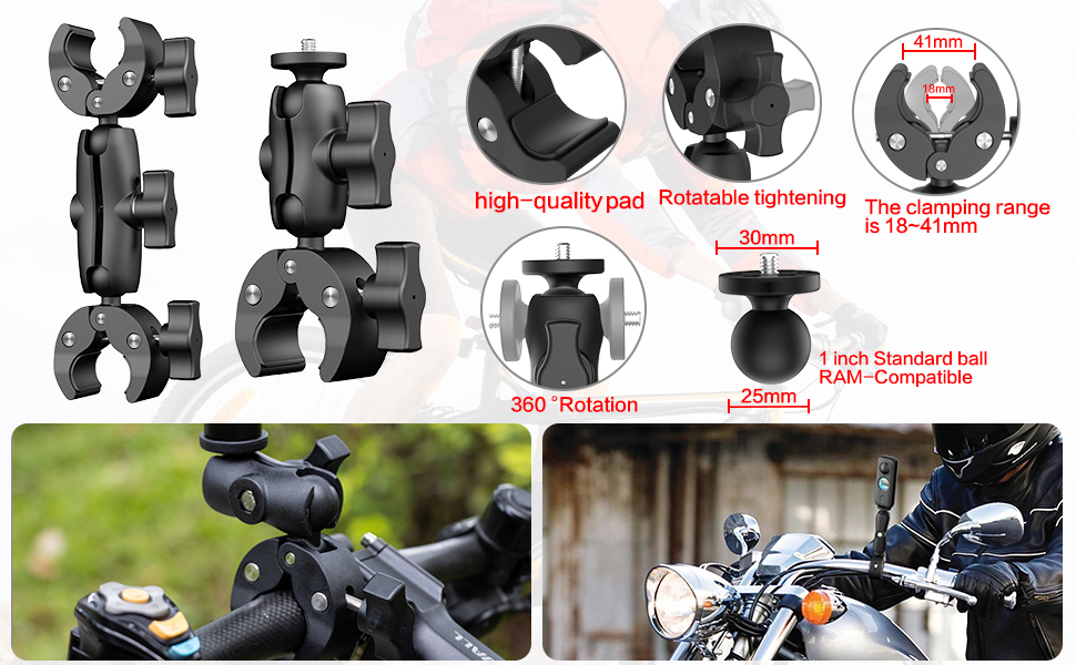 motorcycle camera mount