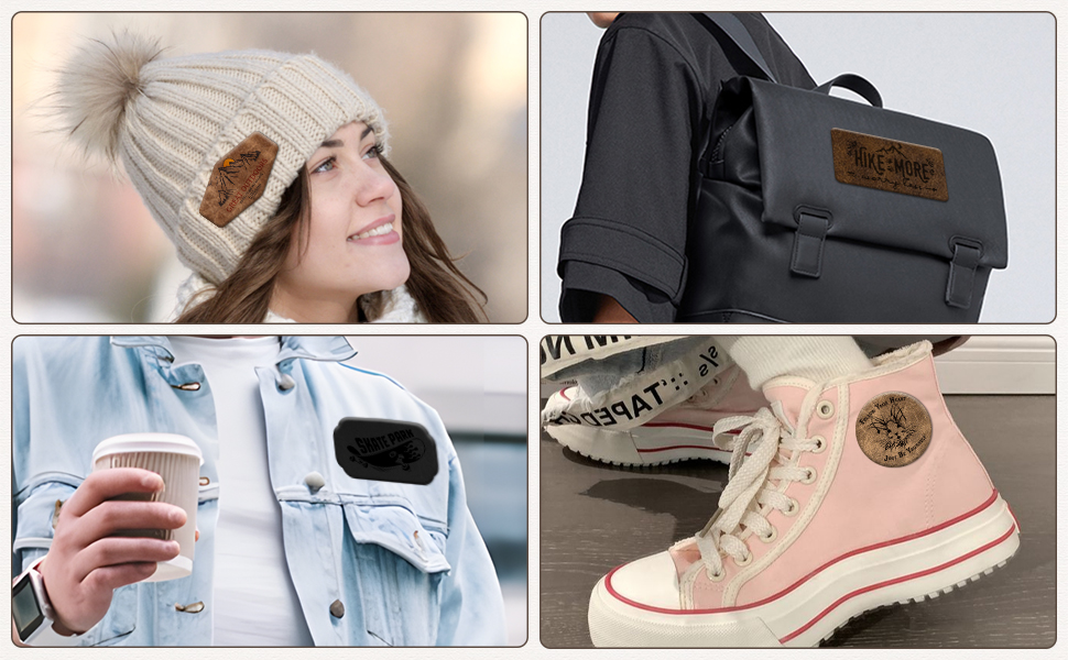 leather patches for hats