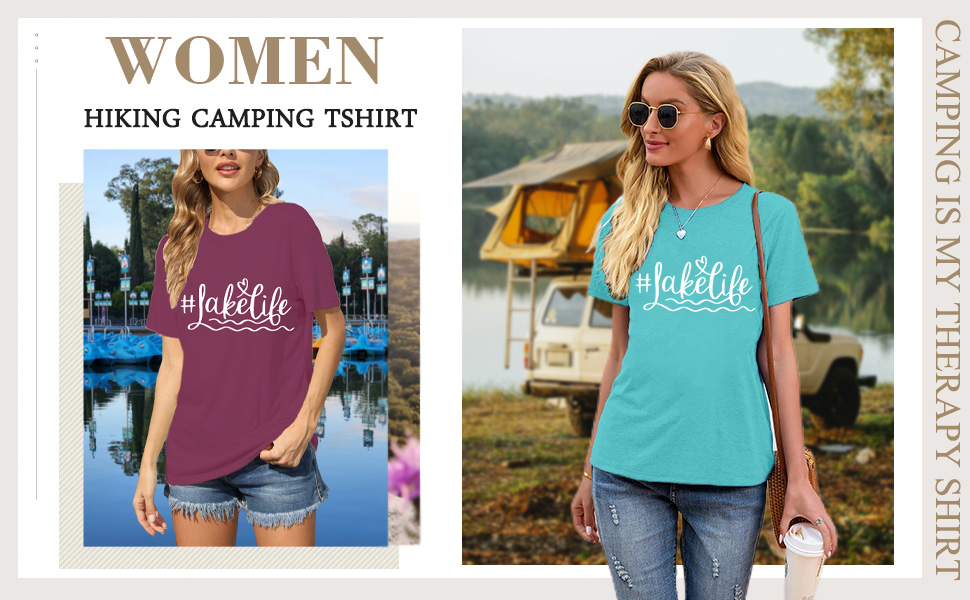 travel graphic tees for women