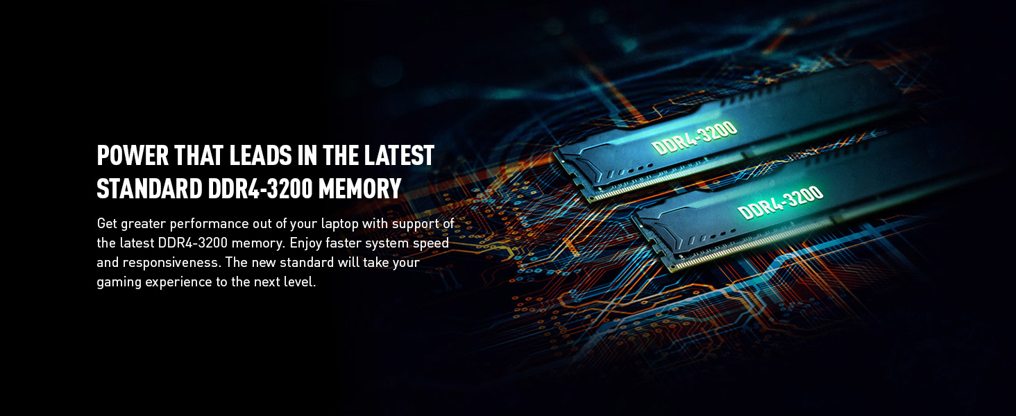 DDR4 3200Mhz Memory RAM Fast multiprocessing workstation utility