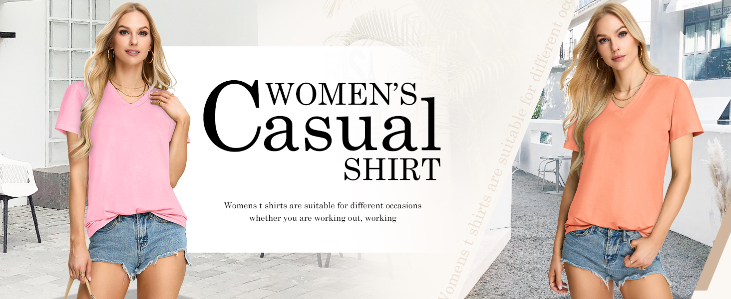 t shirt v neck short sleeve