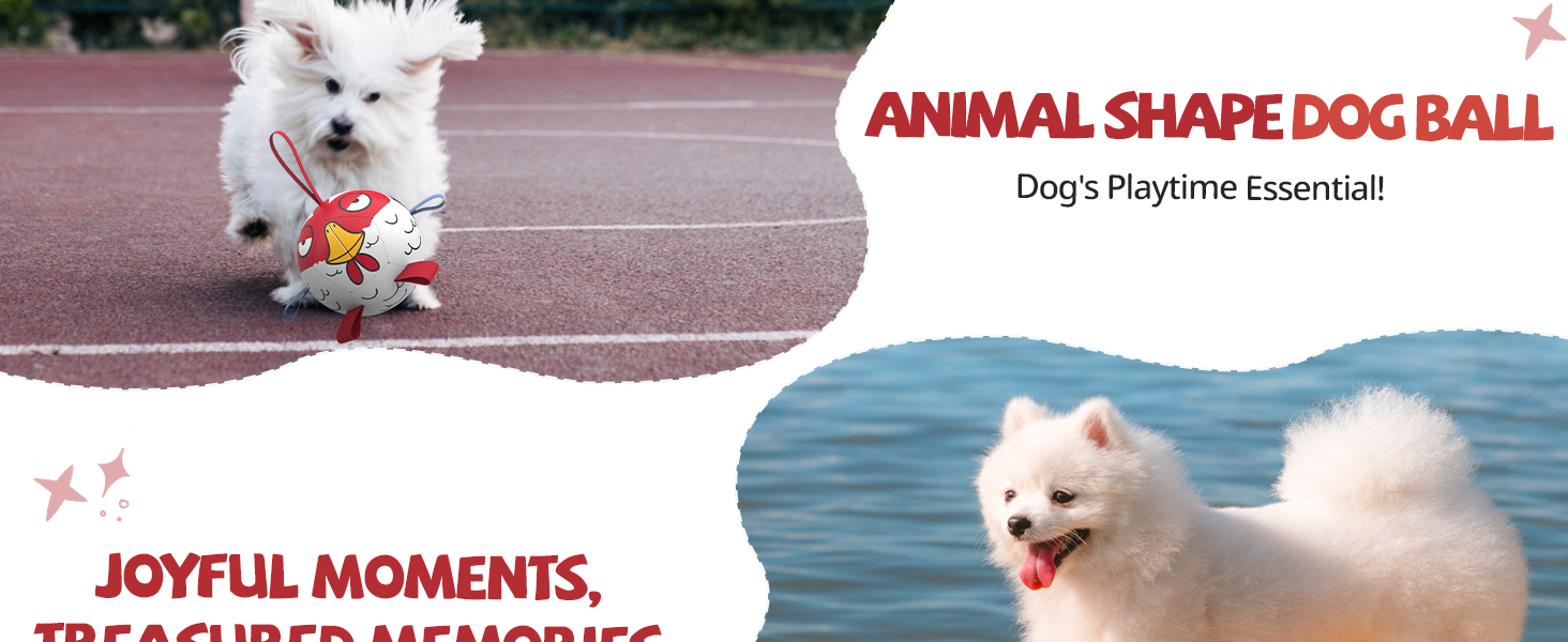 Animal shape dog balls