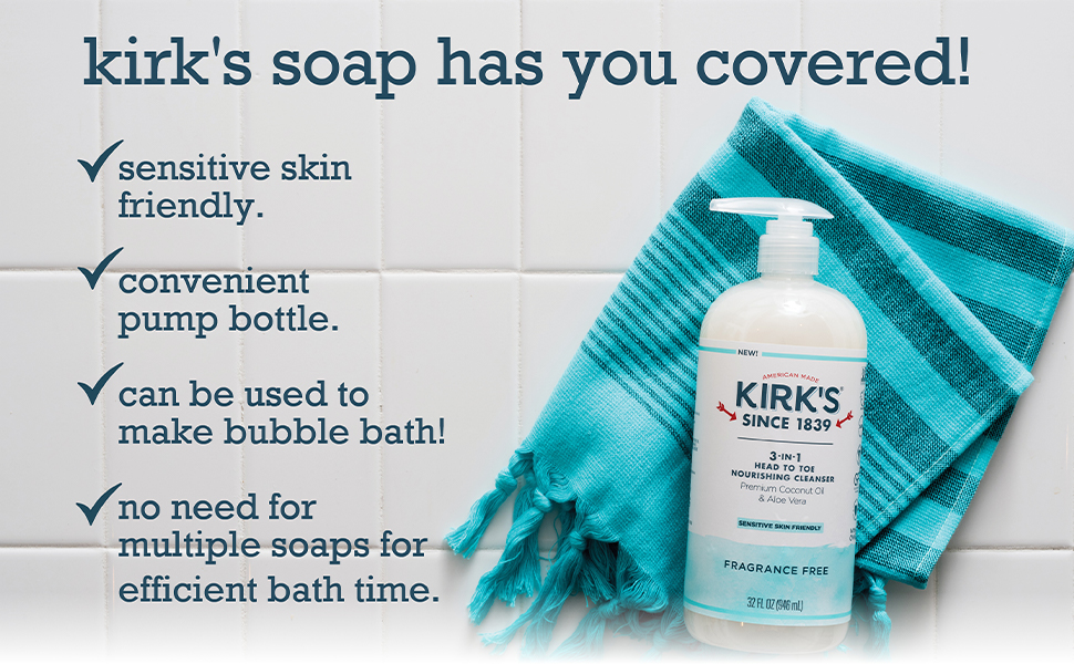 fragrance free body soap 