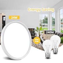 round led ceiling light