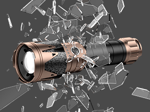 LED Flashlight High Lumens with Ignition Lens,Super Bright Tactical Flashlights