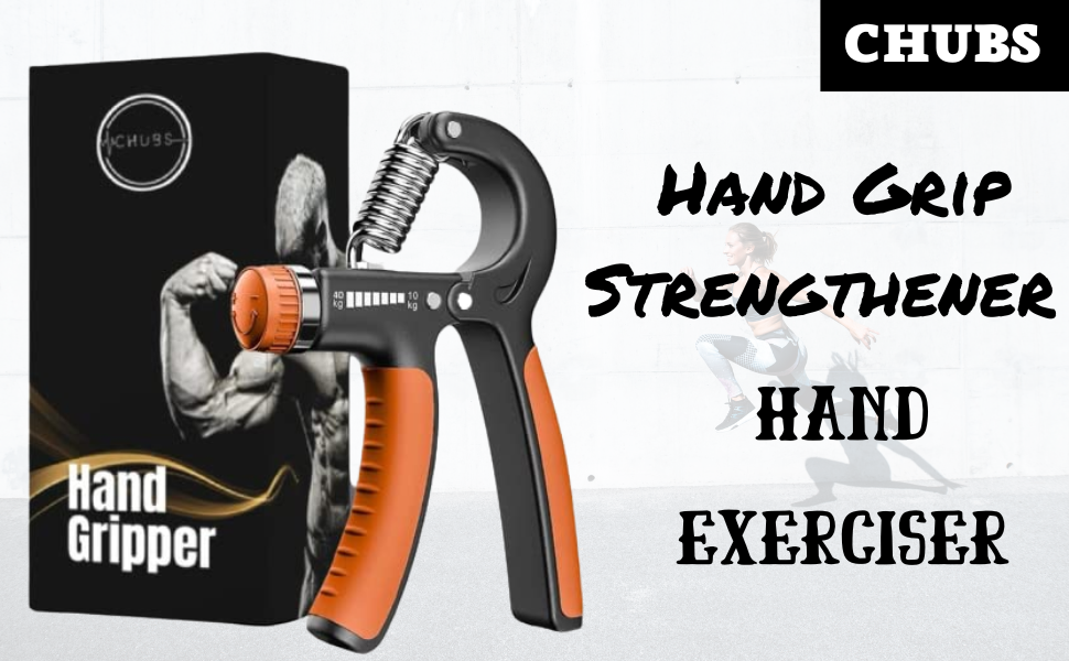 Buy CHUBS Adjustable Hand Grip Strengthener, Hand Exerciser, Strength