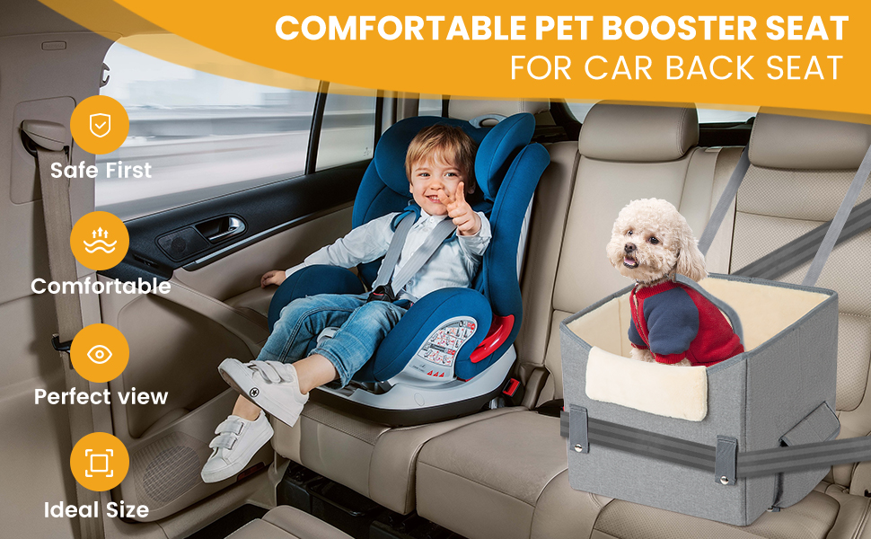 Dog Car Seat for Small Dogs or Medium Size Dog Portable