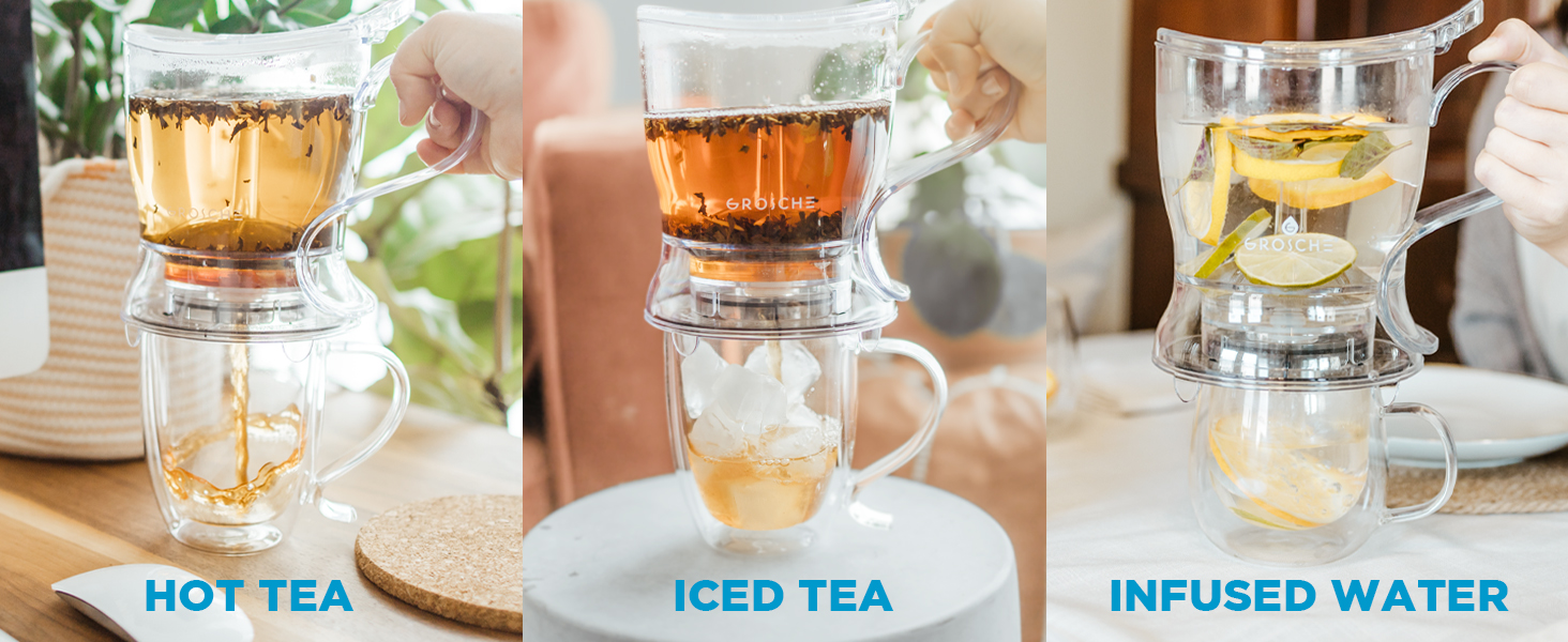 GROSCHE Aberdeen Tea Infuser Teapot & Smart Tea Maker