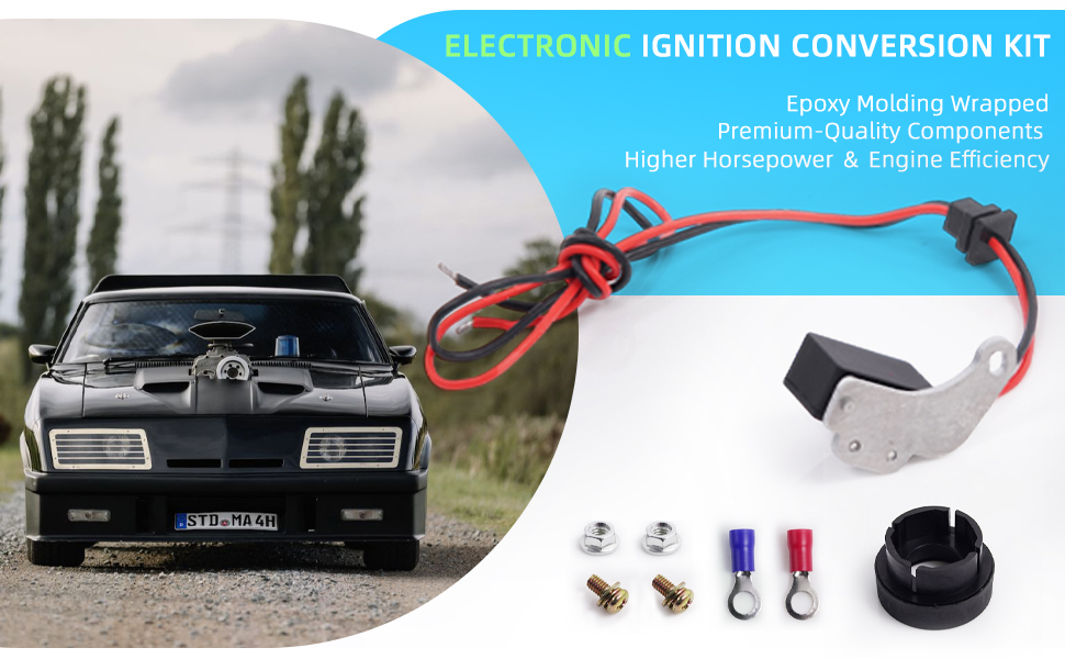 AMUZLE 1281 Electronic Ignition Conversion Kit, Ignitor