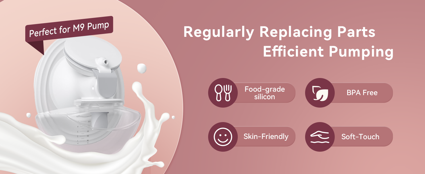 mom cozy breast pump parts